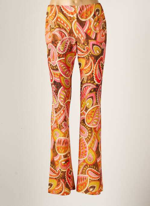 Pantalon evazat portocaliu LOLA CASADEMUNT femeie