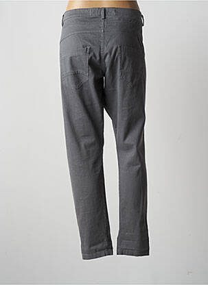 Pantalon drept elasticitate mărime normală gri UNO PIU UNO femeie