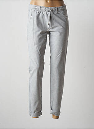 Pantalon chino mărime normală mărime normală gri PARA MI femeie