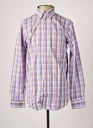 Cămașă cu mâneci lungi violet SEIDEN STICKER bărbat