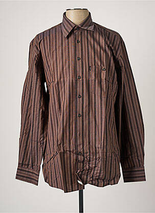 Cămașă cu mâneci lungi maro DORNBUSCH bărbat