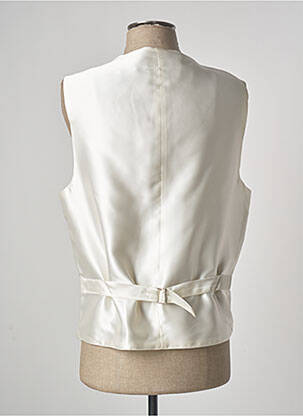 Vestă fără mâneci țesătură satinată bej BM bărbat