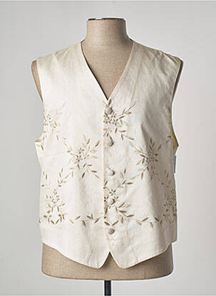 Vestă fără mâneci bej NOGARET bărbat