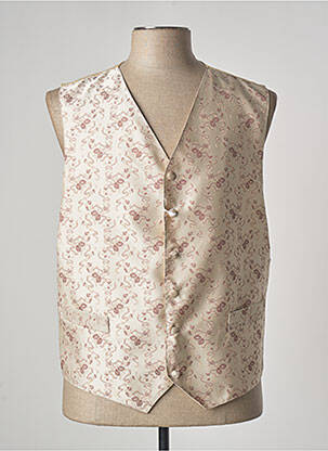 Vestă fără mâneci bej DAMAX bărbat