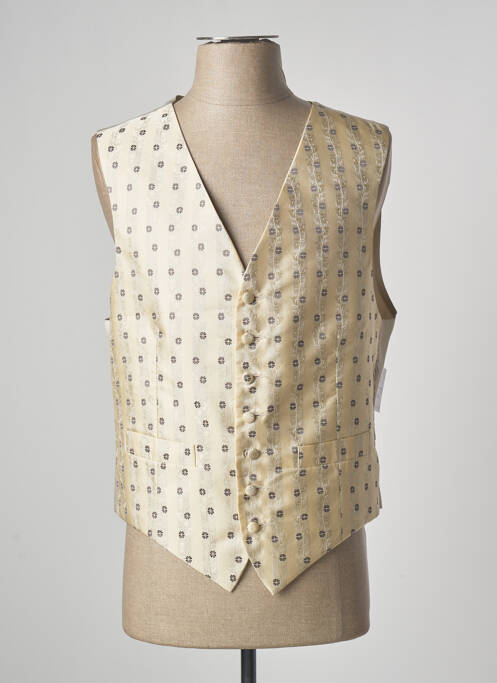 Vestă fără mâneci bej COULEURS DU SUD bărbat