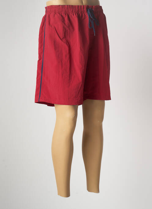 Șort de baie roșu D555 bărbat