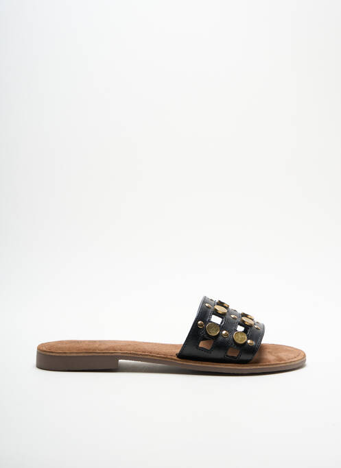 Mulete/Saboți negru ELUE PAR NOUS femeie