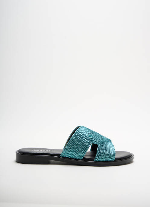 Mulete/Saboți albastru ELUE PAR NOUS femeie