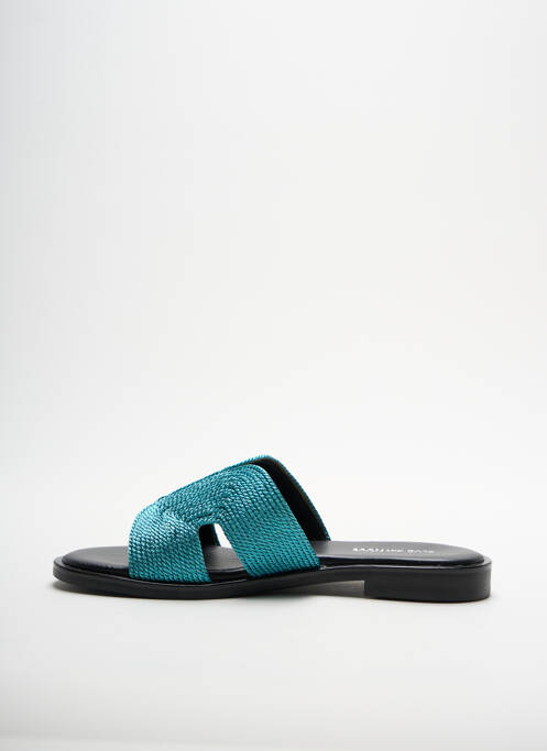 Mulete/Saboți albastru ELUE PAR NOUS femeie