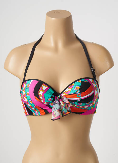 Sutien de costum de baie negru ANTIGEL femeie