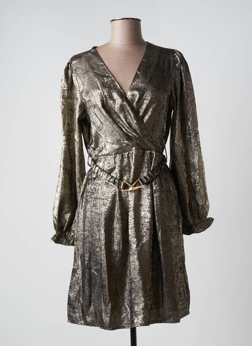 Rochie midi galben CHARMING GIRL femeie