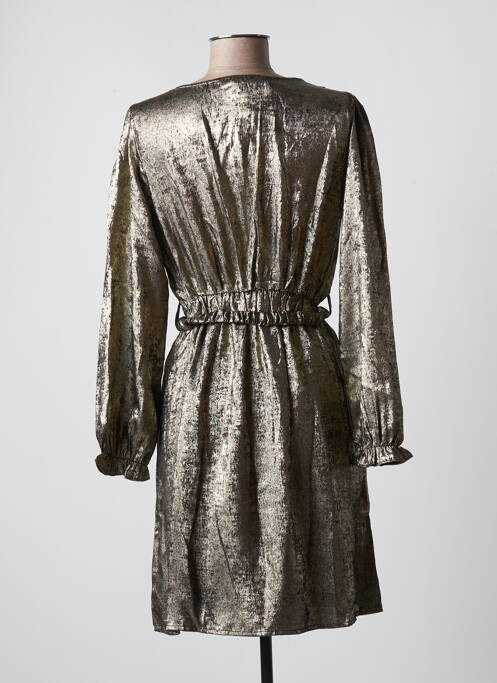 Rochie midi galben CHARMING GIRL femeie