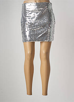 Fustă scurtă gri FEELHOO femeie