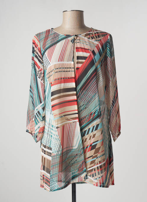 Vestă cu mâneci lungi închidere cu nasturi pe față albastru WEINBERG femme