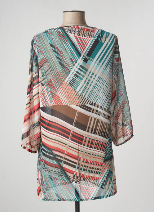 Vestă cu mâneci lungi închidere cu nasturi pe față albastru WEINBERG femme