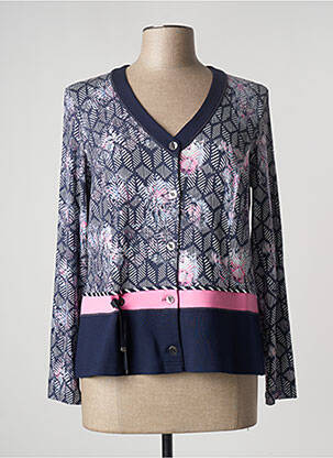 Vestă cu mâneci lungi albastru PAUPORTÉ femeie