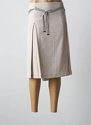 Fustă midi bej WEINBERG femeie