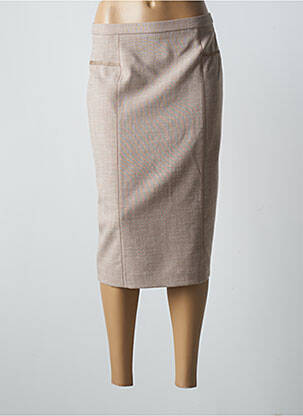 Fustă midi bej WEINBERG femeie