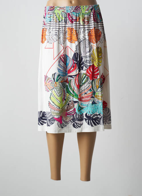 Fustă midi alb PAUPORTÉ femeie