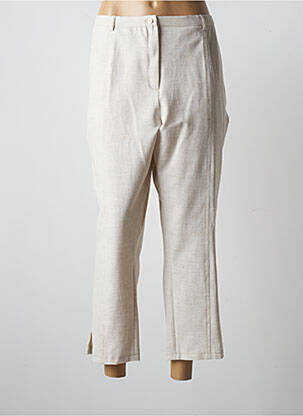 Pantalon trei sferturi bej WEINBERG femeie