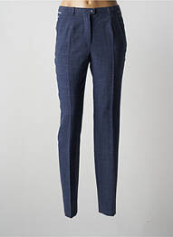 Pantalon drept elasticitate mărime normală albastru WEINBERG femme