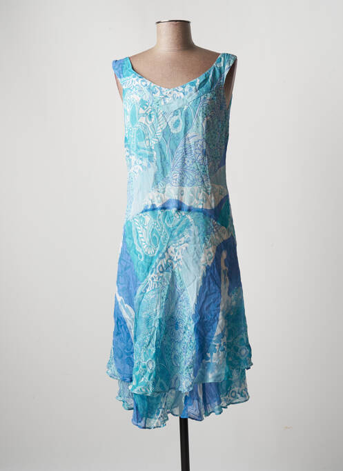 Rochie midi albastru CLAUDIA GIL femeie