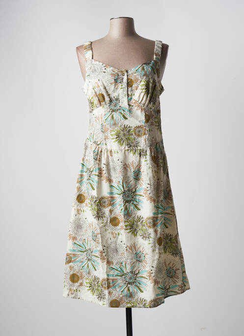 Rochie midi bej CLAUDIA GIL femeie