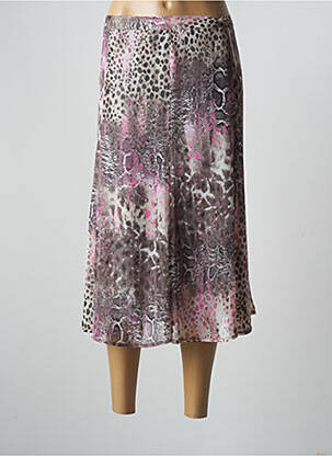 Fustă midi roz GEVANA femeie