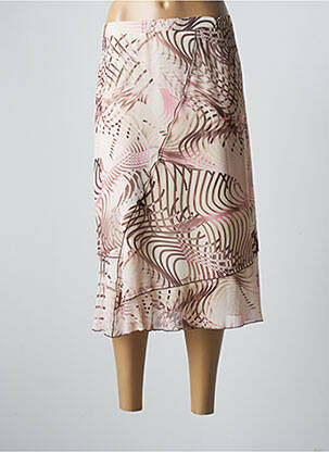 Fustă midi bej GEVANA femeie