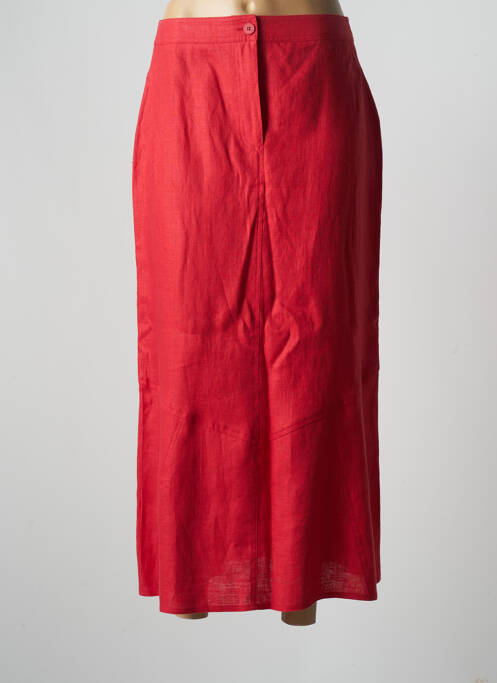 Fustă lungă roșu RÉSONANCES femeie