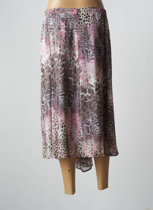 Fustă midi roz GEVANA femeie