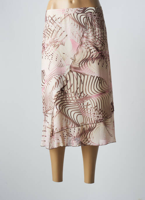 Fustă midi bej GEVANA femeie