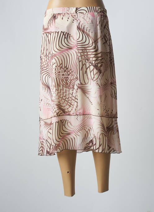 Fustă midi bej GEVANA femeie