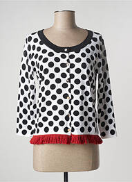 Vestă cu mâneci lungi mâneci 3/4 alb ZOE ZONE OF EMBROIDERED femeie