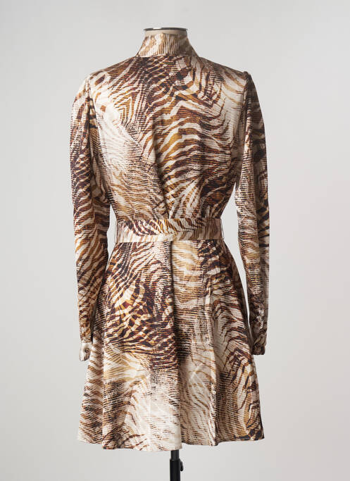 Rochie midi bej GUESS femeie