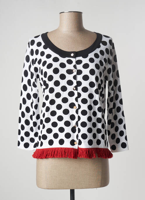 Vestă cu mâneci lungi alb Z.O.E (ZONE OF EMBROIDERED) femeie