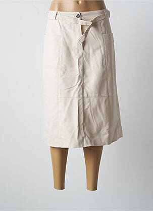 Fustă midi bej MORGAN femeie