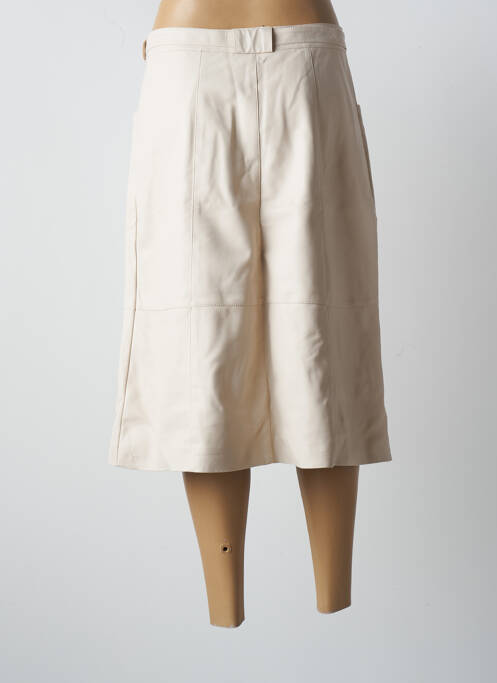 Fustă midi bej MORGAN femeie