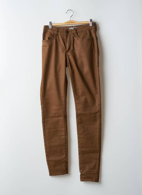 Pantalon slim maro GEISHA femeie