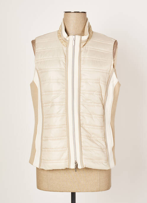 Geacă matlasată bej JUST WHITE femeie