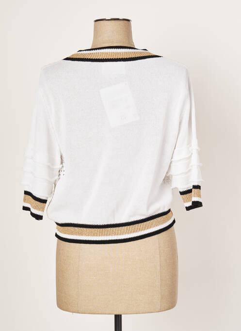 Vestă cu mâneci scurte alb ELISA CAVALETTI femeie