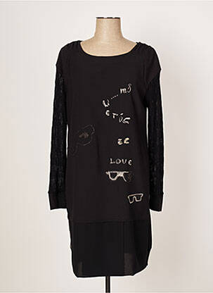 Tunică mâneci lungi negru ELISA CAVALETTI femeie