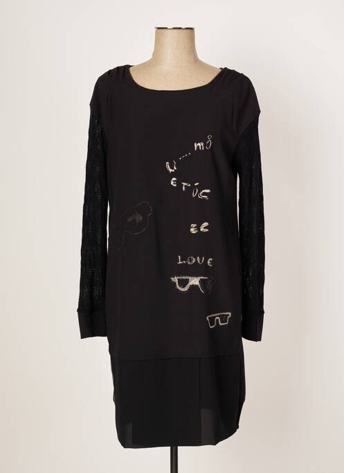 Tunică mâneci lungi negru ELISA CAVALETTI femeie