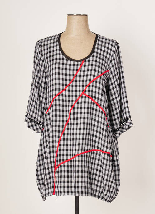 Tunică mâneci lungi negru FRANCK ANNA femeie