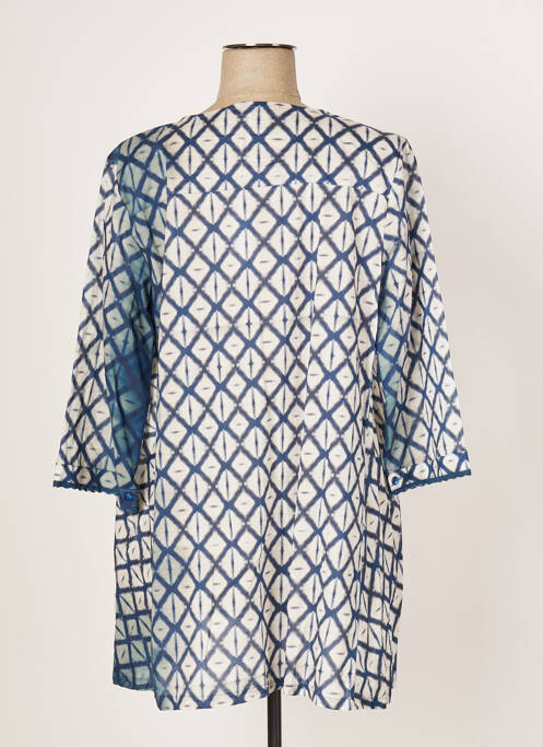 Tunică mâneci lungi albastru FRANCK ANNA femeie