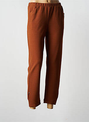 Pantalon 7/8 portocaliu FRANCK ANNA femeie