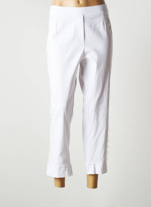 Pantalon 7/8 alb JEAN MARC PHILIPPE femeie