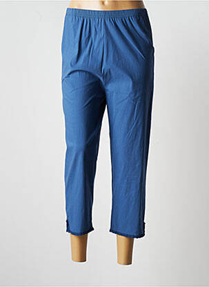 Pantalon trei sferturi albastru FRANCK ANNA femeie