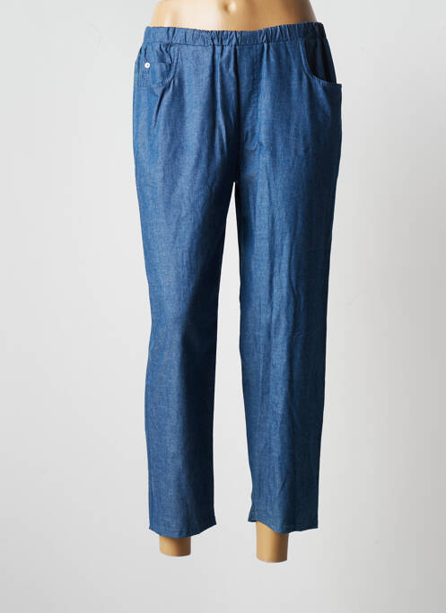 Pantalon 7/8 albastru FRANCK ANNA femeie