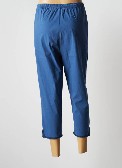 Pantalon trei sferturi albastru FRANCK ANNA femeie